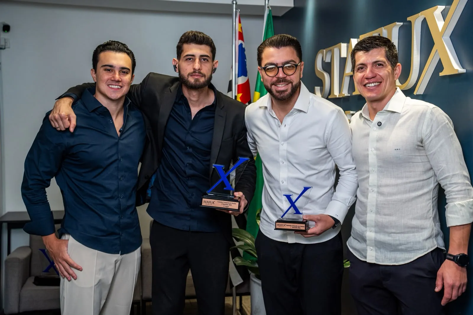 Theodoro como líder de equipe na Statux Realty